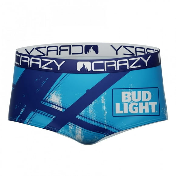 Bud Light Sporty Logo Boy Shorts Underwear-Small