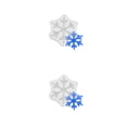 thumbnail image 1 of Naiovety Moldes para galletas Molde en relieve Decoración Fondant Fundición Die Snowflake B Type1 NO1, 1 of 6
