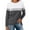 Grey, variant on Yigetop Womens Tops Women's Color Block Tunic Tops Casual Long Sleeve Shirts Round Neck Pullover Colorblock Tops for Women Grey L