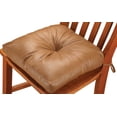thumbnail image 2 of Faux Leather Chair Pad - Camel, 2 of 3