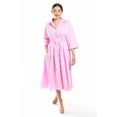 thumbnail image 5 of Vestido camisero con cinto Roman Fashion /Juvenil, 3827-p (Rosa) rosa CH, 5 of 5