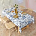 thumbnail image 6 of Pioneer Flower Floral Print Pattern Rectangle Tablecloth 60"x120",Waterproof Polyester Rectangle Table Cloth, Wipeable Spillproof Polyester Tablecloth for Dining, Camping, Indoor and Outdoor, 6 of 6