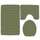 thumbnail image 1 of Juego de alfombras de baño de 3 piezas ABPHQTO Líneas enlazadas onduladas entrecruzadas abstractas geométricas Cont-CHAPPLE-22149, 1 of 2