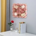 thumbnail image 4 of YAOMOBB Flower Wall Panel DIY Square Artificial Rose Flower Wall Panel 3D Floral Backdrop Decoration, 4 of 7