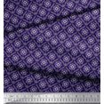 thumbnail image 3 of Soimoi Velvet Fabric Swirls & Floral Artistic Print Fabric by Yard 58 Inch Wide, 3 of 3
