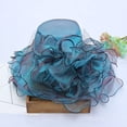 thumbnail image 2 of Kcolen Tea Party Hats European Style Women's Sun Visor Hat with Large Floral Mesh Design for Fashionable Outdoor Sun, 2 of 5