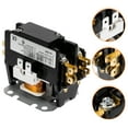 thumbnail image 2 of Air Conditioner Motor Contactor Replacement Refrigeration System Compressor Contactor (1Pole 30amp 24vac), 2 of 9