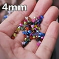 thumbnail image 6 of U8MO Wholesale 3mm/4mm/6mm Plated Bicone Faceted Crystal Glass Loose Spacer Beads lot-#407 Metal Olive Green-3mm/200pcs, 6 of 7
