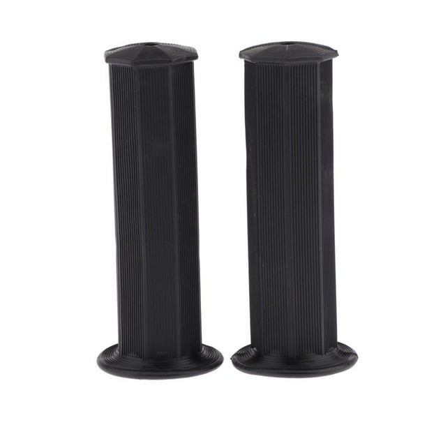 de 2x Puños de motocicleta antideslizantes / Clips de goma de motocicleta / Cubiertas de manillar de motocicleta / 7/8 " Negro