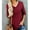 Wine red, variant on YouLoveIt Womens Long Sleeve V Neck T Shirts Basic Tee Tops Casual Loose Blouses T Shirts Plain Tee Shirts