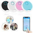 thumbnail image 1 of Ensemble de 4 Mini Traceurs Gps Ronds Cachés Petits Portables Extérieurs Localisateur de Clés Intelligent Dispositif de Suivi Bluetooth, 1 of 5