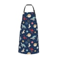 thumbnail image 2 of Picia Sea Creatures Waterproof Apron for Unisex Adult - Adjustable Bib Apron with Pockets, Ideal for Cooking, Gardening, Painting, and Household Chores, 2 of 9