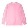 thumbnail image 5 of QTSHPN Hoodless Hoodie for Women Winter Long Sleeve Zip up Casual Solid Color Lined Zipper Collar Jacket with Pockets Sweatshirts Pink XXL, 5 of 6