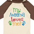 thumbnail image 4 of Inktastic My Meema Loves Me Boys or Girls Long Sleeve Baby Bodysuit, 4 of 5