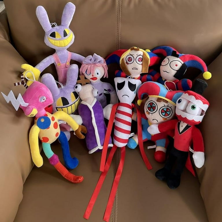 Crazy Clearance 2023!!! The Amazing Digital Circus Plush Toys, Pomni&Jax  Plushies Toy for TV Fans Gift, Cute Stuffed Figure Pomni Jax Doll for Kids