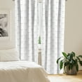 thumbnail image 3 of Ambesonne Golf 4-Panel Curtains, Crossed Golf Clubs Game Motif, 56"x95", White Pale Grey, 3 of 4