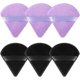 thumbnail image 1 of Paquete de 6 esponjas de maquillaje (negro, morado) triangular en polvo lavable de algodón cosmético seco con correa para caras, mujeres y niñas, maquillaje en polvo suelto Rojo Verde Cocina, Decoración y Otros, 1 of 4