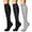 Black Heart Gray, variant on 3 Pairs Compression Socks for Women & Men Circulation 15-20 mmHg - Better Blood Flow, Swelling , Best Support for Medical, Running, Nursing