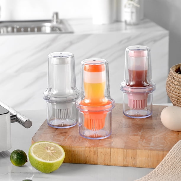 Xihbxyly Ofertas Flash de Hoy Ofertas Prime Fundamentos de Almacenamiento a Prueba de Polvo, Tipo a Presión, Silicona, Cepillo para Barbacoa, Cepillo para Salsas, Cepillo para Botellas de Aceite para