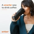 thumbnail image 3 of Ember Travel Mug 2+, 12 oz, Temperature Control Smart Travel Mug, Stainless Steel, Slate Black (with Apple Find My), 3 of 7