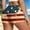 Yellow, variant on 2026 Women's 4th of July Shorts American Flag High Waisted Red White Blue USA Patriotic Yoga Workout Independence Day Outfits(Multicolour2,M)