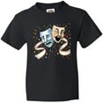 thumbnail image 3 of Inktastic Tragedy and Comedy Stage Masks Youth T-Shirt, 3 of 5