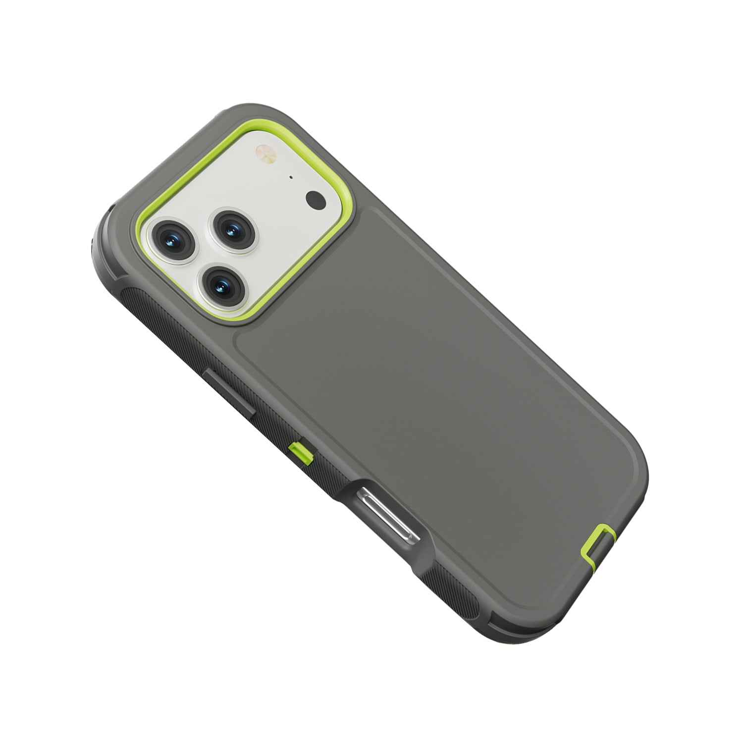 Duual Pro ToughGuard Case for iPhone 17 Pro - Dark Gray & Green