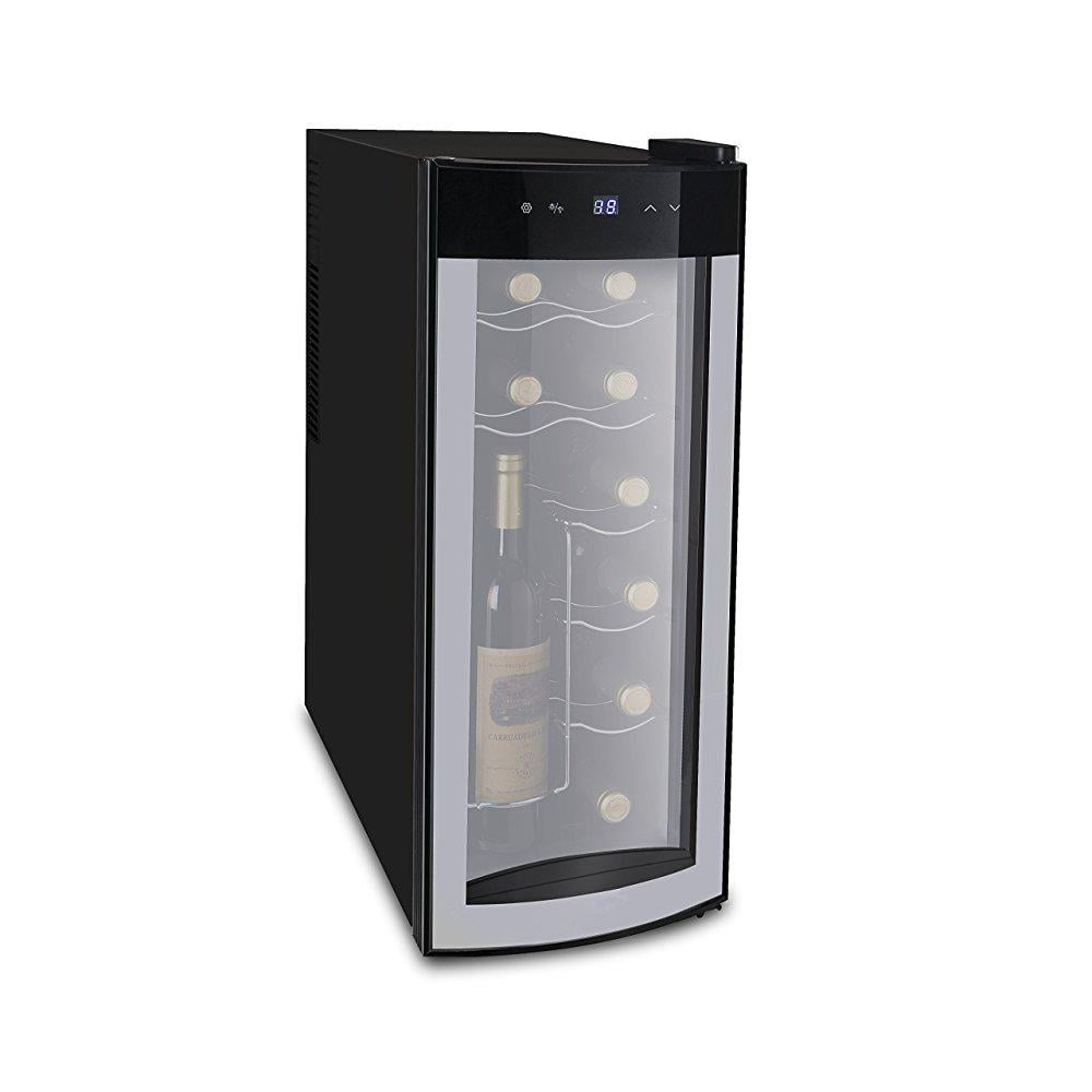 Igloo 12bottle Wine Cooler with Curved Glass Door