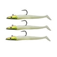 thumbnail image 1 of Greeniant 3 uds señuelo cebo pesca cabeza pez bajo anzuelo aparejos artificiales barco púas arenque brillo percha mero accesorio Pescar Brillan en la oscuridad, 1 of 6