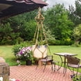 thumbnail image 3 of XZKING 41 Inches Macrame Planter Hanger Large for 7.8 inch Pot,Hanging Planter for Indoor Plants, 2 Pack,NO Pot/Plant Included (Brown), 3 of 7