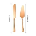 thumbnail image 3 of Tunhigl Stainless Steel Cutlery Set - Elegant 2-Piece Knife & Spoon Set for Weddings, Parties & Daily Use | Mirror Polished & Rust-Proof Silverware Rose Gold, 3 of 4