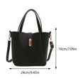 thumbnail image 2 of Bolso Elegante para Mujer Tipo Cubo PU Correa Ajustable Viajes Al Aire Libre, 2 of 9