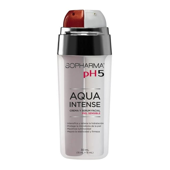 Crema y sérum facial Sopharma PH5 aqua intense piel sensible 30 ml