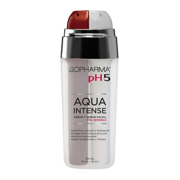 Crema y sérum facial Sopharma PH5 aqua intense piel sensible 30 ml