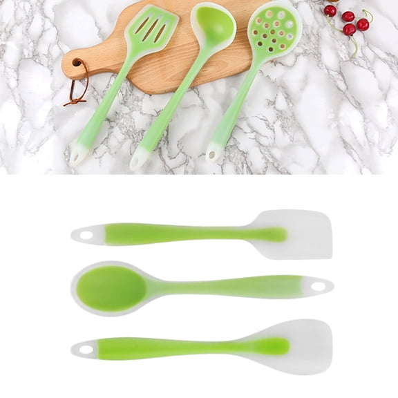 LABSERRON 5-Piece Non-Stick Silicone Cooking Utensil Set Flexible Kitchen Gadgets for Home Cooks