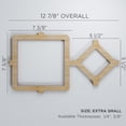 thumbnail image 3 of Ekena Millwork 12 7/8"W x 7 3/8"H x 1/4"T Extra Small Arcadia Decorative Fretwork Wood Wall Panels, Hickory, 3 of 18