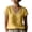 Yellow, variant on Tqyyweavej Women's Linen Tops Lace Scalloped Short Sleeve Shirts Breathable Solid Color V Neck Summer Tops for Women Size S to 2XL