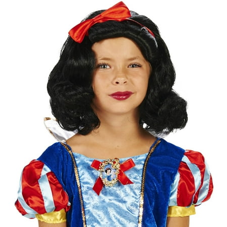 Snow White Child Wig Halloween Accessory