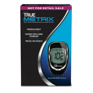 Walgreens Premium True Metrix Self-Monitoring Blood Glucose Meter Black