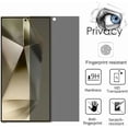thumbnail image 2 of VIESUP 2PACK Screen Protector Compatible with Samsung Galaxy S24 Ultra 6.8" Anti-spy , Easy Installation Anti-Scratch Privacy Tempered Glass Screen Protector, 2 of 6