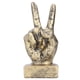thumbnail image 2 of Escultura De Gesto De Dedo De Resina, Estatua, Adorno De Estantería, Decoración De Escritorio Para El Hogar Y La Oficina, 2 of 7