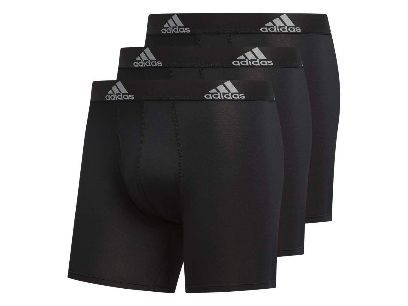 Adidas - adidas Men's Climalite Boxer Briefs Underwear (3-Pack),, Black ...