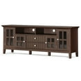 thumbnail image 5 of Acadian 72 inch Wide Solid Wood TV Stand in Brunette Brown For TVs up to 80 inches, 5 of 16