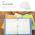 thumbnail image 2 of 2Pcs A5 Daily Planner Refill Paper, Universal Colorful Refills Inserts Filler Paper Pages for 6- Ring Refillable Binder Journal Dairy Notebook, 2 of 6