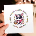 thumbnail image 6 of 3drose, Fluffy Friend, Easter Bunny Is Here. Happy Easter and a Funny Bunny, 1 Greeting Card with Envelope, 6 of 6