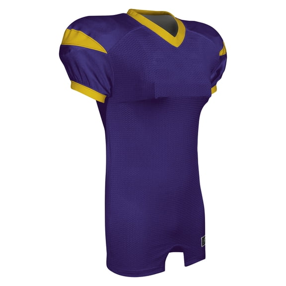 Backer Football Jersey - PURPLE BODY, GOLD BODY - M