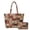 Buffalo Grid, variant on Cugasmaru Pink Horse Roses Large Tote Bag for Women, Quilted Shoulder Bag with Cosmetic Pouch, Lightweight for Gym Work College Shopping