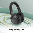 thumbnail image 6 of Restored Edifier W800BT SE Wireless Over-Ear Bluetooth 5.4 Headphones - AI Call Noise Cancellation - 45H Playtime - Fast Charging - Dual Device- Game Mode - Foldable - Black (Refurbished), 6 of 8