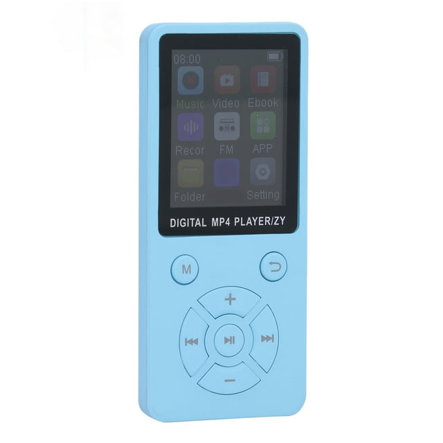 Lecteur MP3 MP4 64 Go avec Haut-Parleur, Écran 1,8 Pouce, Lecteur de Musique Hi-Fi Portable MP3 et MP4 avec Écouteurs Vidéo FM Livre Numérique, Prend en Charge jusqu'à 128 Go, pour une Musique Originale Sans Perte