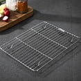 thumbnail image 4 of iaksohdu Barbecue Grill Multipurpose Food Grade Heat-resistant Non-stick Thick Roast Meat Stainless Steel Outdoor BBQ Grilling Mesh Cooking Accessories, 4 of 10